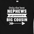 thumbnail image 4 of Inktastic Only the Best Nephews Get Promoted to Big Cousin Boys or Girls Baby T-Shirt, 4 of 5