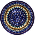thumbnail image 2 of Polish Pottery 6½-inch Bowl (Florence Theme) Signature UNIKAT Hand Painted in Boleslawiec, Poland + Certificate of Authenticity, 2 of 6