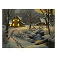 thumbnail image 2 of River's Edge Products REP1768 Snowy Cabin LED Wall Art 16 x 12, 2 of 2