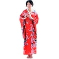thumbnail image 2 of Fulijie Red Japanese Kimono,Red Kimono Japanese,Womens Dresses,Women's Print Kimono Robe Traditional Japanese Dress Photography, 2 of 8