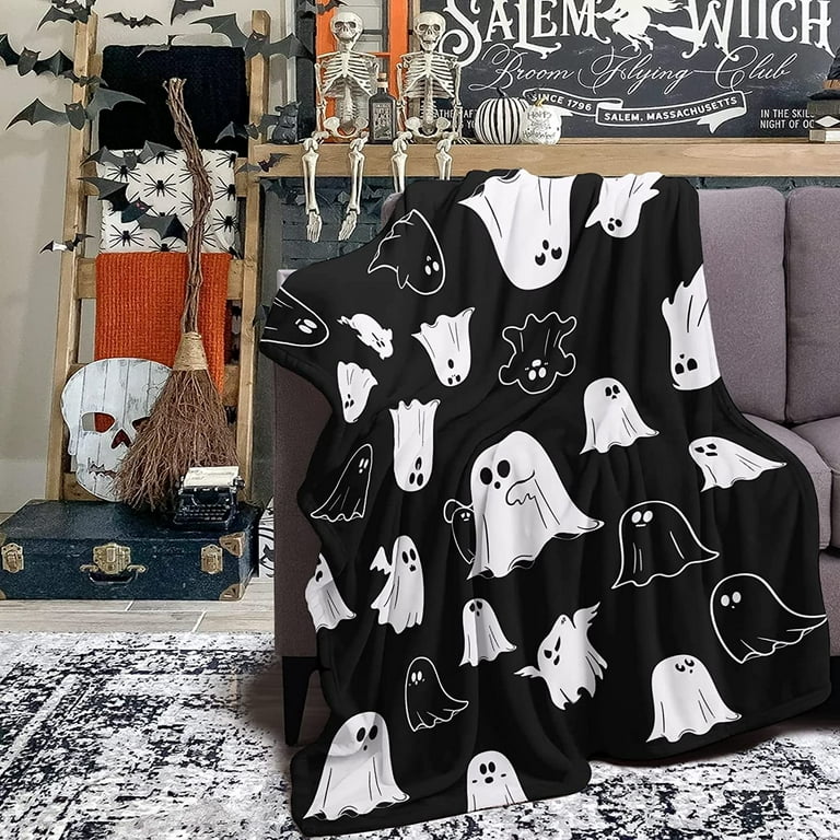 Ghost Plush Blanket, Ghost Blanket, Spooky Season, Halloween, Cute