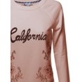 thumbnail image 3 of FashionOutfit Women's California Floral Printed Long Sleeves Crew Neck Fashionable Sweatshirt, 3 of 3
