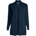 thumbnail image 3 of Lands' End Women's Plus Size Long Sleeve Open Long Cardigan Sweater, 3 of 3