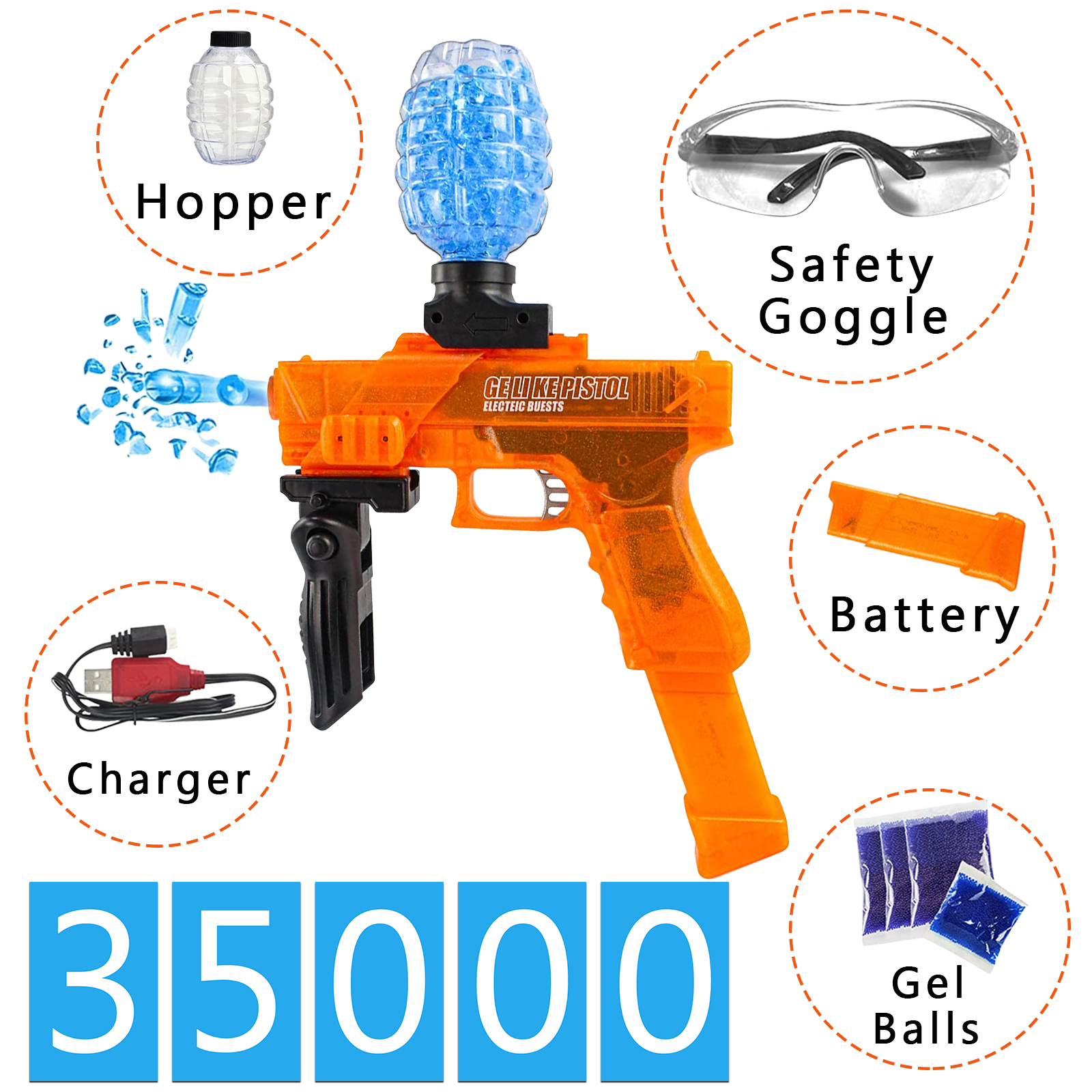 Electric Gel Blaster,Gel Blaster Electric Gel Ball Blaster,Glock Gel