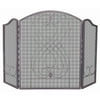 Uniflame Corporation 3 Panel Venetian Bronze Fireplace Screen with Loops
