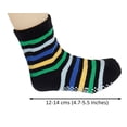 12 Pairs Toddler Non-Slip Socks – Boys, Low Cut, Cartoon Print, Breathable Cotton