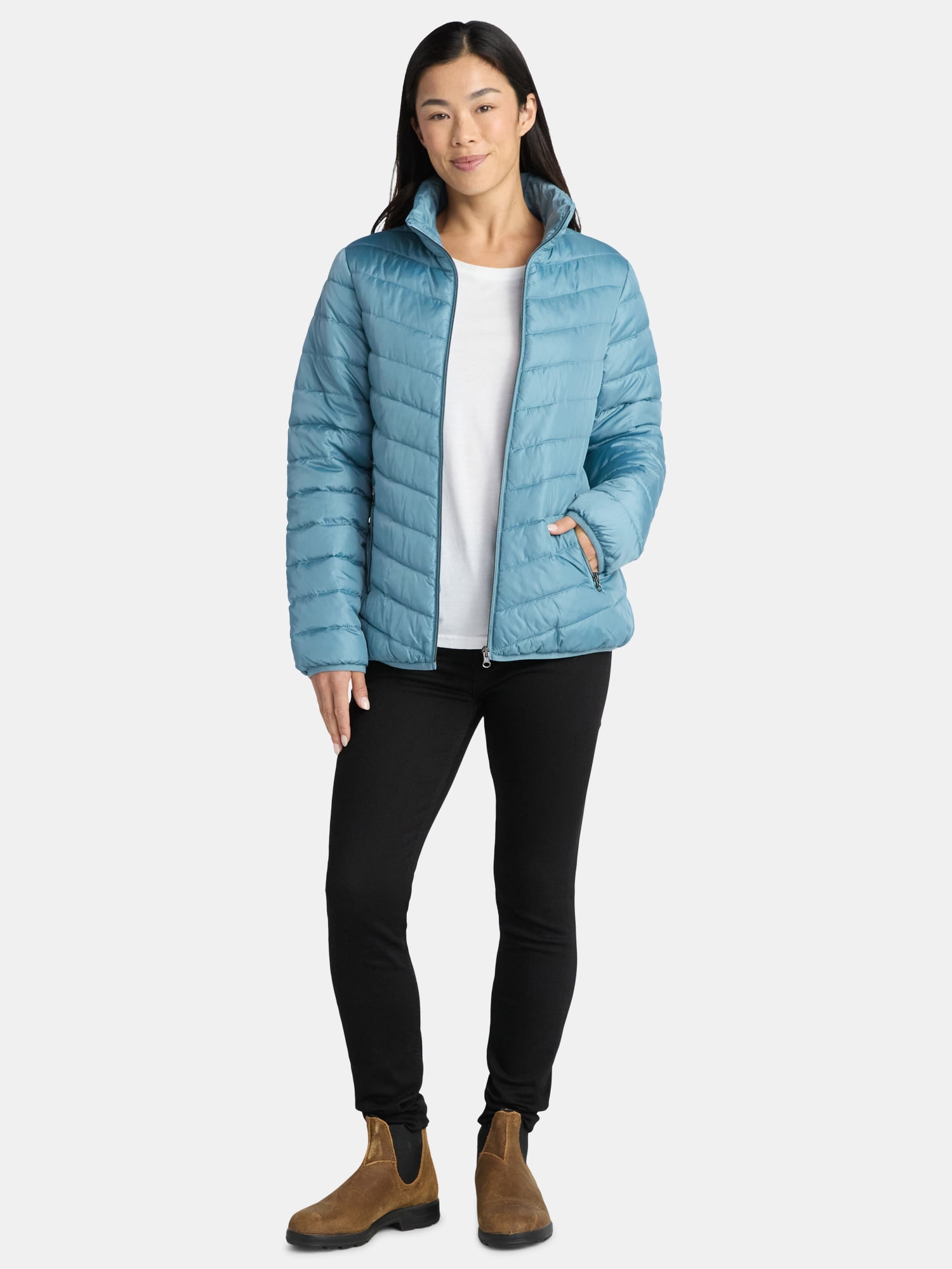 Big Chill Women's Packable Puffer Jacket, Sizes S-3X