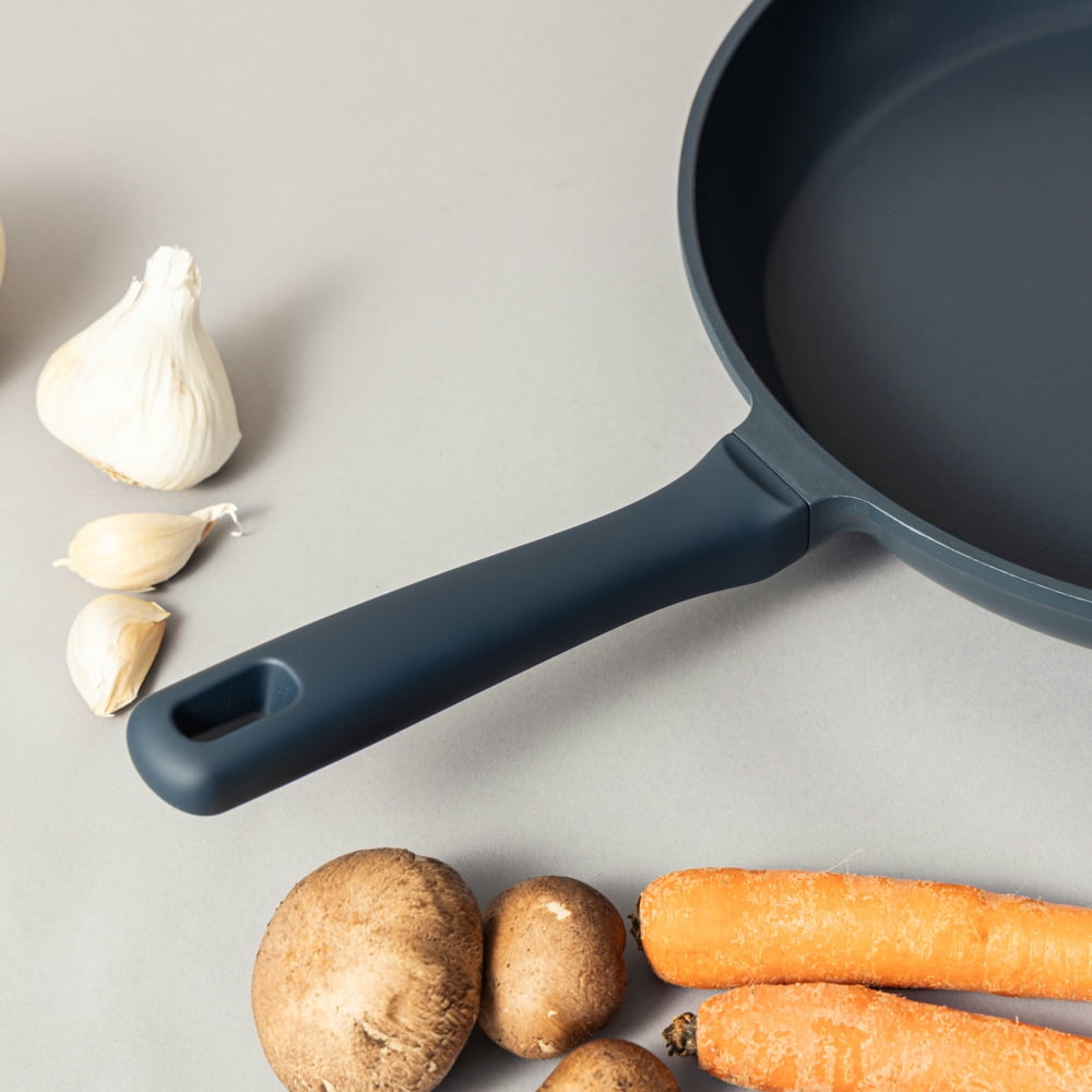Thyme & Table 12" Non-Stick Diecast Fry Pan - Atlantic Blue