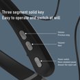 thumbnail image 6 of Mikilon Headphones, Bluetooth Headphones With LED Digital Display Wireless Hanging Headset Bluetooth 5.2 Sports Earphones With Microphone For Calls, 6 of 8