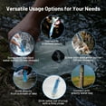 thumbnail image 6 of Gravity Water Filter System w/ 2-Gal Bag & 0.1-Micron Straw, Gravity-Fed Filtration Purifier Survival for Camping, Backpacking, Hiking Emergency Preparedness, 6 of 6