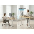 thumbnail image 4 of Bureau Debout Électrique 140x60 cm / 73 - 122 cm Hauteur Réglable Bureau Assis-Debout, Préréglages de Mémoire et Détection de Collisions - Bois, 4 of 6