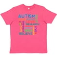thumbnail image 3 of Inktastic Autism Support slogan Youth T-Shirt, 3 of 5