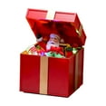 thumbnail image 1 of Caja musical navideña eléctrica "caja de regalo" con 8 piezas de decoración navideña para niños, amantes, novias y coleccionables., 1 of 9