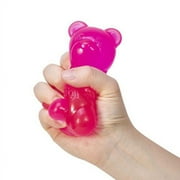 Nee Doh Gummy Bear Squishy Stress Toy - Jumbo Squeezy Fun for Kids and Adults (1 Random Color)