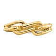 thumbnail image 5 of Solid 14k Yellow Gold Freeform Knot Ring Band Size 9, 5 of 6