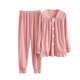 thumbnail image 1 of Puntoco Pijamas De Mujer Pantalones Cortos De Manga Larga Ropa De Hogar Conjunto De Dos Piezas De Punto Puntoco Puntoco-7901, 1 of 5