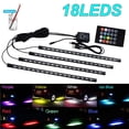 thumbnail image 1 of Agiferg 72 LED, 4X LED USB RGB Bande Néon LED Musique Télécommande, 1 of 8