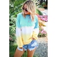 thumbnail image 1 of Sweatshirt Tie Dye pour Femmes Décontracté Léger Doux Confortable Ample Col Rond Tunique Grande Taille, 1 of 4