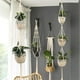 thumbnail image 2 of Colgador de macramé hecho a mano para planta colgante, maceta para flores, colgador de pared, decoración para patio, jardín, maceta colgante, cesta colgante Tan Jianjun unisex, 2 of 2