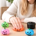 thumbnail image 4 of Halloween Pumpkin Dumpling Squeeze Mystery Box, Mystery Squishy Dumpling, Cute Squishy Dumpling Stress Relief Toy with Realistic Texture, Glitter Stress Relief Squeeze Balls, Party & Birthday Gifts, 4 of 8