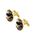 thumbnail image 2 of Crow Elegant Shirt Cufflinks for Men, Made of Stainless Steel, for Formal Attire, 2 of 6