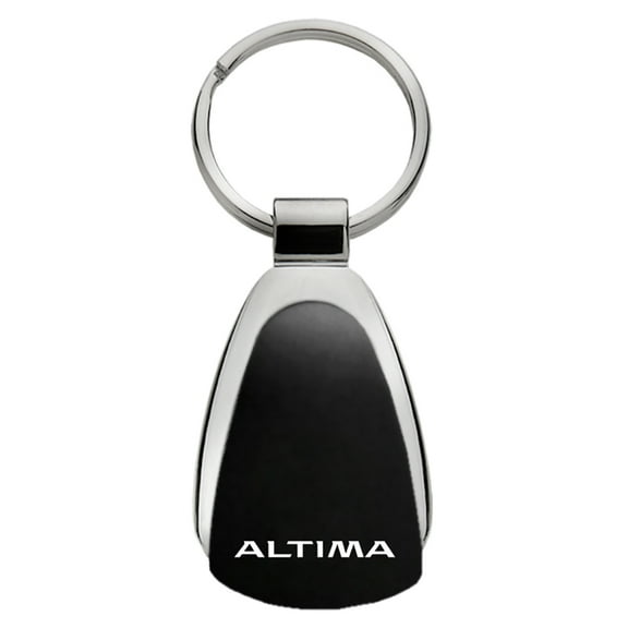 Nissan Altima Keychain & Keyring - Black Teardrop