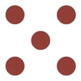 thumbnail image 1 of relayinert 10 Pcs 100mm 180 Grains Papier de Verre Polissage Disques de Papier Outils de Broyage Ronds Rouges pour 4 Pouces 2000 Maille 5Ensemble, 1 of 6