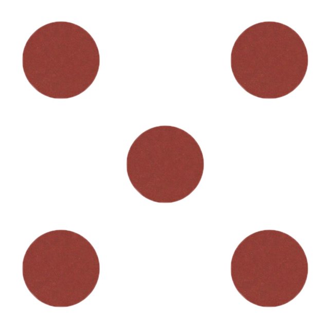 relayinert 10 Pcs 100mm 180 Grains Papier de Verre Polissage Disques de Papier Outils de Broyage Ronds Rouges pour 4 Pouces 2000 Maille 5Ensemble