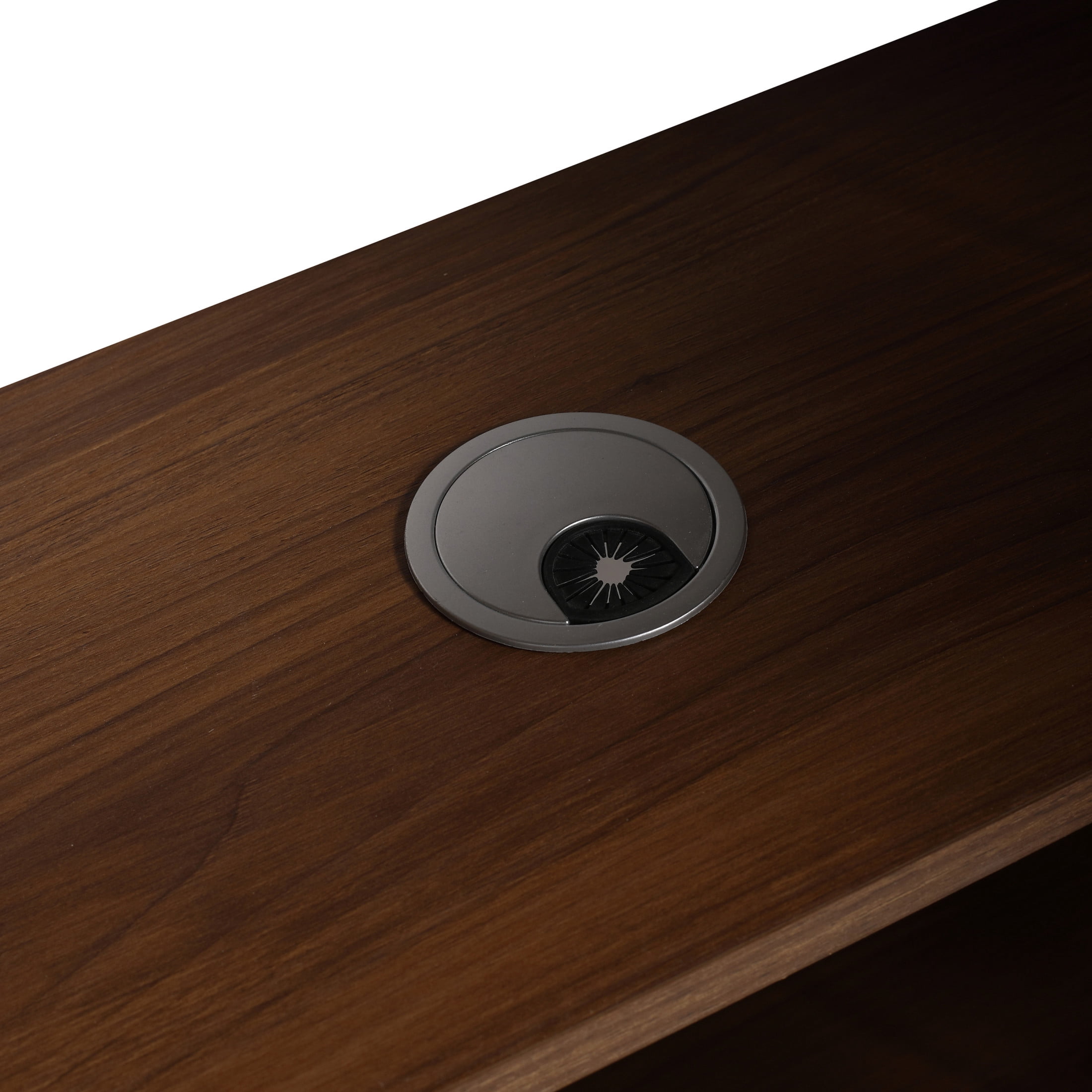Noble House 18" Slim Freestanding Bathroom Vanity, Ceramic Sink, Soft-Close Door, Small Wall-Mount, Brown Ebony