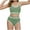Green, variant on Girls Bikinis Swimsuits, Beach Summer 2 Piece Holiday Swimsuit Tops with Bottoms Sets Pink Size 10-12T