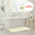 thumbnail image 6 of Uxcell 27.5" x 27.5" NonSlip Fan Shaped Corner Shower Mat for Bathroom Pink, 6 of 6