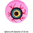 thumbnail image 5 of Bolas hinchables de Halloween que brillan en la oscuridad de 32 mm, bolas de ojos aterradoras, suministros para fiestas de Halloween, 10 piezas (color aleatorio), 5 of 5