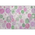 thumbnail image 2 of Addison Rugs Mayfield Premium Machine Washable Transitional Geometric Pink Rectangle Rug, 1'8" x 2'6", 2 of 6