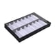thumbnail image 3 of Caja de Exhibición de Gafas, Soporte para Gafas, Bandeja para Gafas Hecha de Tela Y PP para Organización Apilable en Negocios Y Oficinas, Regalo para Tapa transparente, 3 of 8