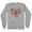 Gray, variant on Nurse Icons Heart Long Sleeve Shirt Unisex Large White