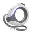 thumbnail image 2 of Retractable Leash, Heavy Duty Nylon Leash with Light and Flashlight, Retractable White, 2 of 9