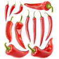 thumbnail image 2 of Various Hot Chili Peppers Wall Decal Sticker Set Wallmonkeys Individual Peel and Stick Graphics on a (12 in H x 11 in W) Sticker Sheet WM502748, 2 of 4