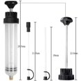 thumbnail image 2 of Oil Suction Syringe, 200ml Oil Extractor, Manual Fluid Extractor And Filler Pump For Gear Oil - krygv, 2 of 5