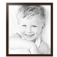 thumbnail image 2 of ArtToFrames 19" x 22" Walnut Picture Frame, 19x22 inch Brown MDF Poster Frame (WOM-4094),  Pack, 2 of 8