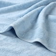 thumbnail image 5 of Superior Egyptian Cotton Absorbent Light Blue Bath Sheet Set of 2, 5 of 15