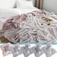 thumbnail image 1 of Manta gruesa de tela facial de forro polar | Manta ultra suave para siestas en cama y sofá | Diseño acogedor de rayas | Café Caliente, Rosa, Gris, Negro, Azul | 130x150cm | Comodidad lujosa, ropa de, 1 of 7