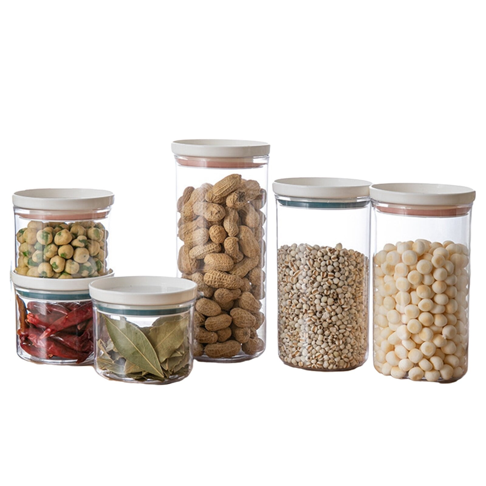 Prep & Savour Decklen Airtight Food Storage Containers With Lids, 24 Pcs Plastic  Kitchen And Pantry Organization Canisters For Cereal, Dry Food, Flour And  Sugar, BPA Free, Includes 24 Labels