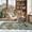 Green/Floral-213, variant on 2x6 Hallway Washable Runner Rug : Vintage Soft Kitchen Laundry Runner with Non Slip Backing Farmhouse Entryway Living Room Floor Mat Stain Resistant Carpet for Bedroom Bathroom Distressed Beside Rug