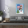 thumbnail image 4 of Epic Graffiti 'Patriotic Snowman' by Deb Strain, Giclee Canvas Wall Art, 40"x54", 4 of 8