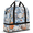 Multicolour 1, variant on Herdesigns Nautical Ship Compass Foldable Travel Duffel Bag for Women Men, Gym Tote Bags with Shoe Compartment, Waterproof Carry On Weekend Overnight Bag