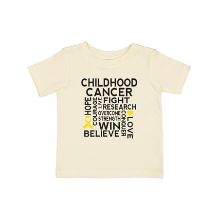 

Inktastic Childhood Cancer Awareness Gift Baby Boy or Baby Girl T-Shirt
