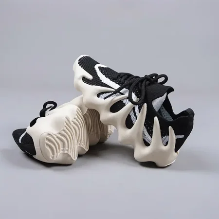 

Mesh Breathable Sneakers Women‘s Fashion Octopus Low Top Lace Up Sneakers