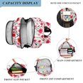 thumbnail image 3 of FORMRS Unisex School Backpack 17" Student Travel Bag with Laptop Compartment, Pink Floral, 3 of 7