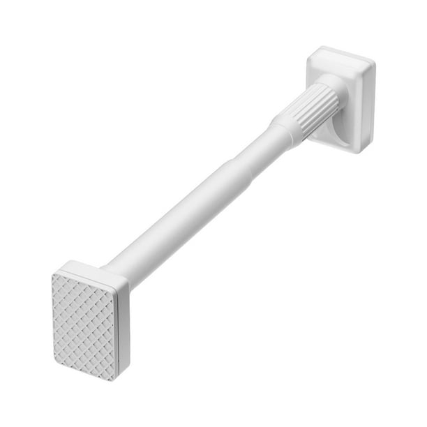 Barra telescópica ajustable para armario, sin taladro, perchero multifuncional, barra de tensión para cortina, para ventana salediza, cocina, interior 07 m a 12 m