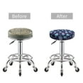 thumbnail image 3 of Uemuo Silhouette Cats Pattern Round Bar Stool Seat Covers Washable Stool Cushion Slipcover Elastic Bar Chair Covers-13 inch, 3 of 7